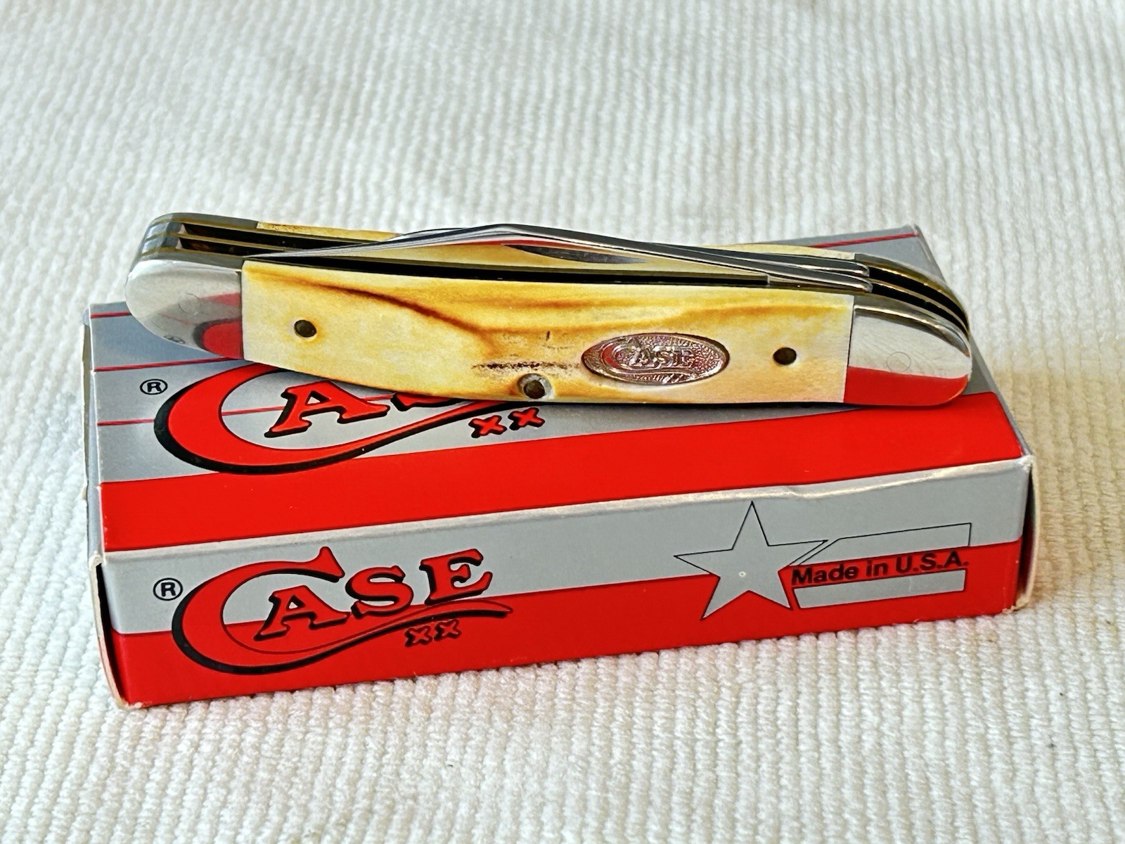 CASE XX 52087SS MEDIUM JACK 1988. NEVER USED.