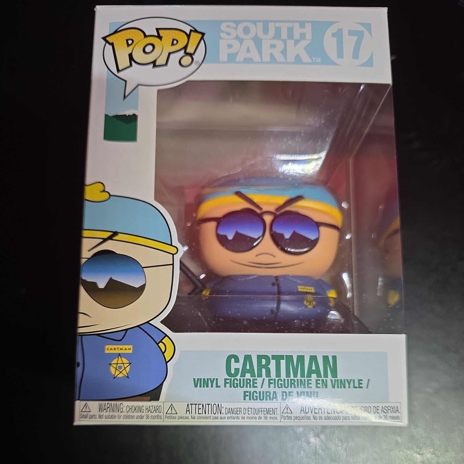 Funko Pop South Park Eric Cartman Officer 17 Trey Parker Vinyl Figure