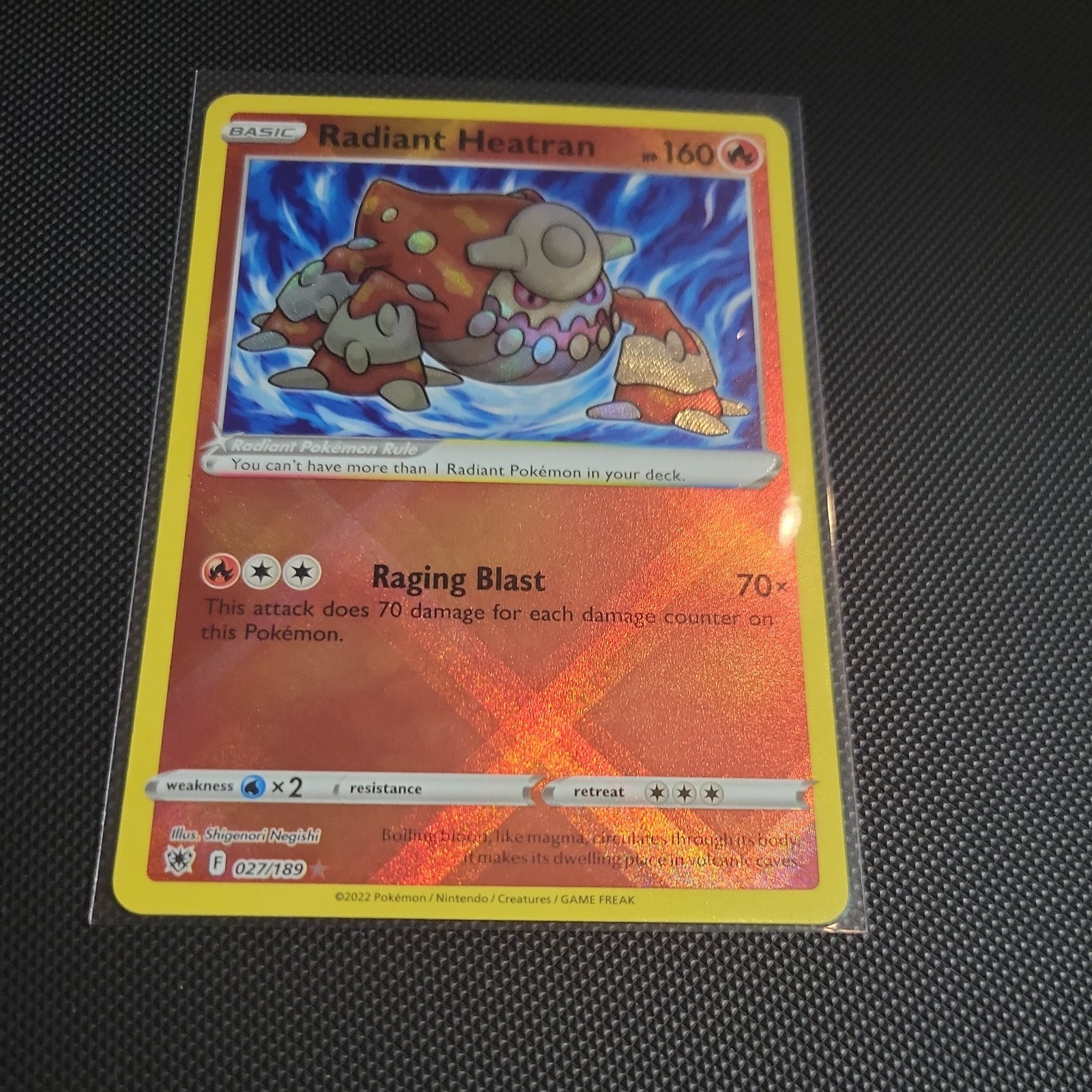 Radiant Heatran – 027/189 – Rare – Pokemon Astral Radiance
