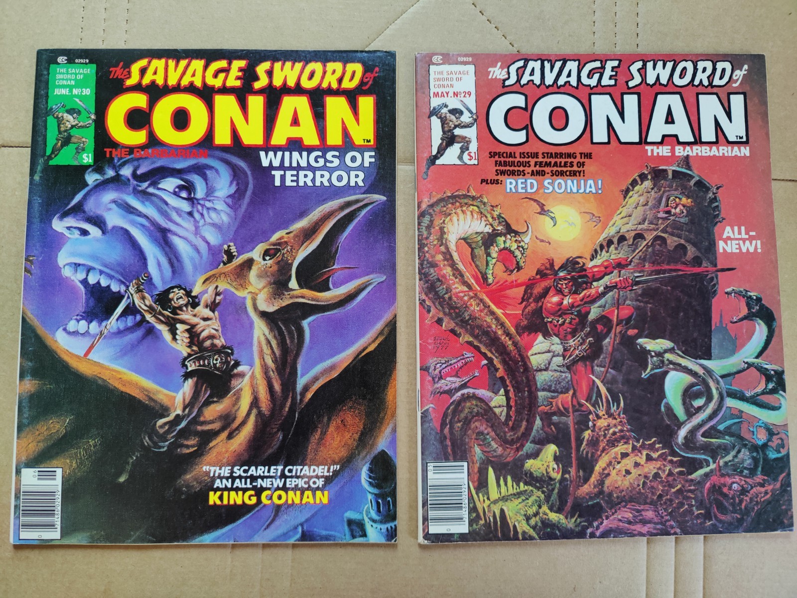 Huge Lot x36 Savage Sword of Conan 6-9 11-20 22-24 26-35 37-40 42-44 48 Annual 1