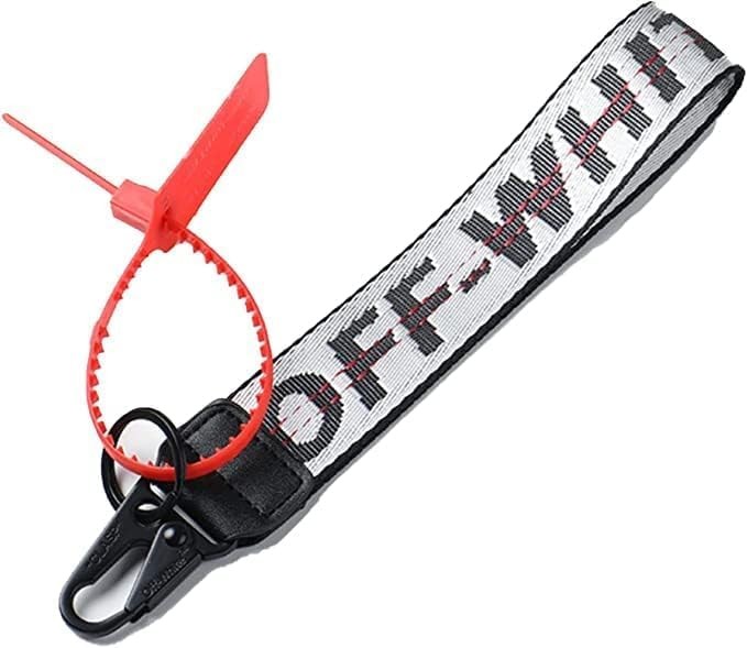 Keychain WHITE Lanyard White for Keys can Hang Key,Wallet,Jeans Decoration cu…