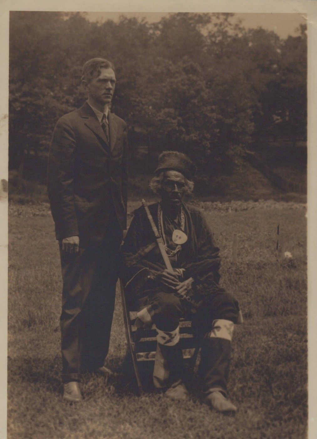 Jim Crow Menominee Indian Wisconsin Harmon Percy Marble 1920s – Original Photo