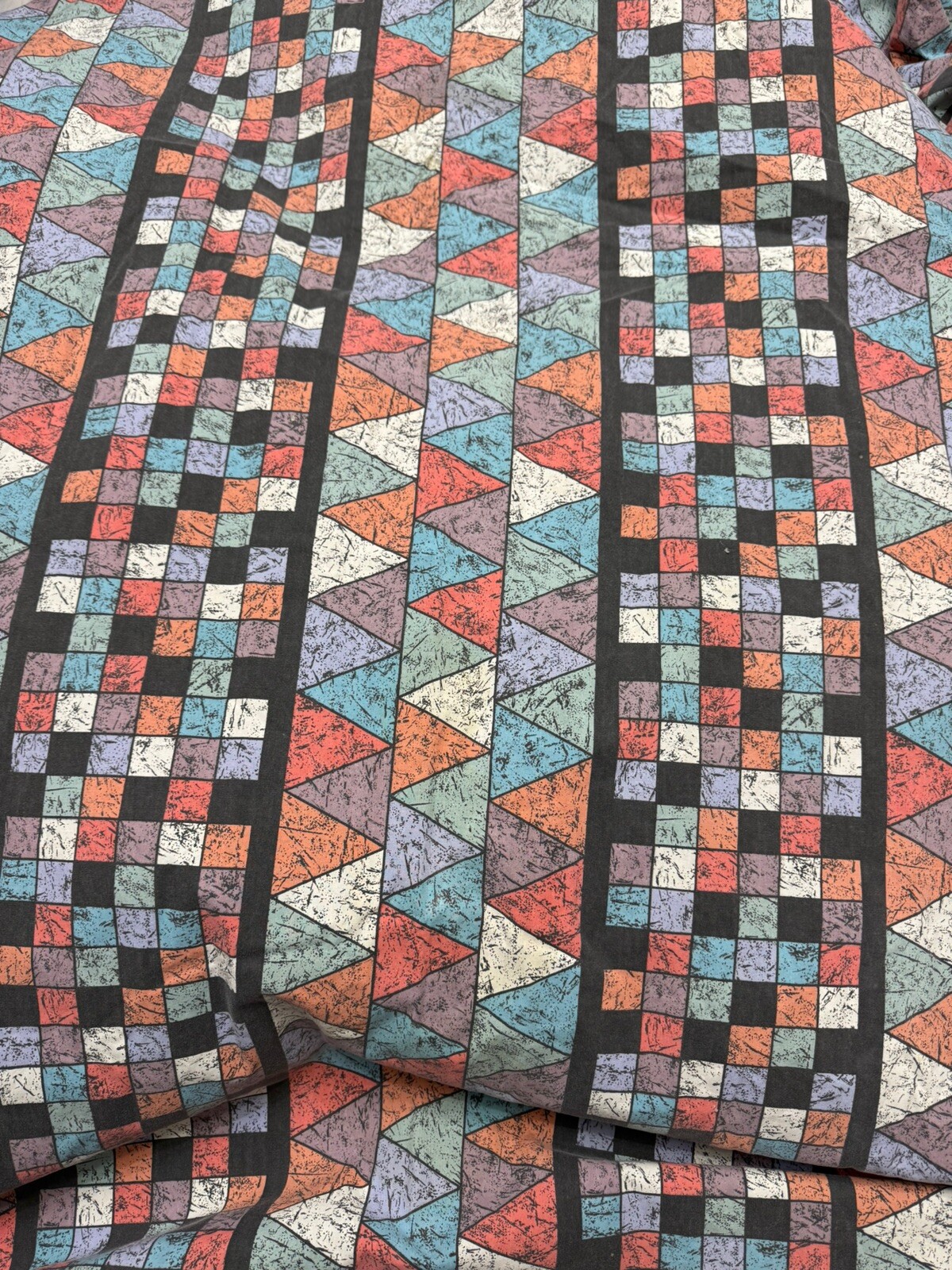 Vintage Flat Sheet Electric 1980s Queen