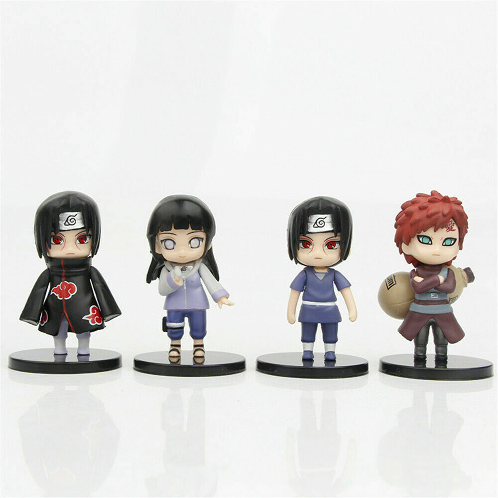12 Pcs/Set Anime Naruto Kakashi Gaara PVC Action Figure Collectible Toy Gifts