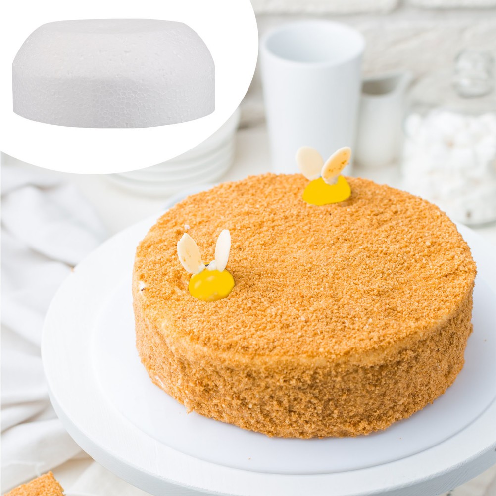 1Pcs Reusable Foam Cake Model for Birthday Party Decor and Craft