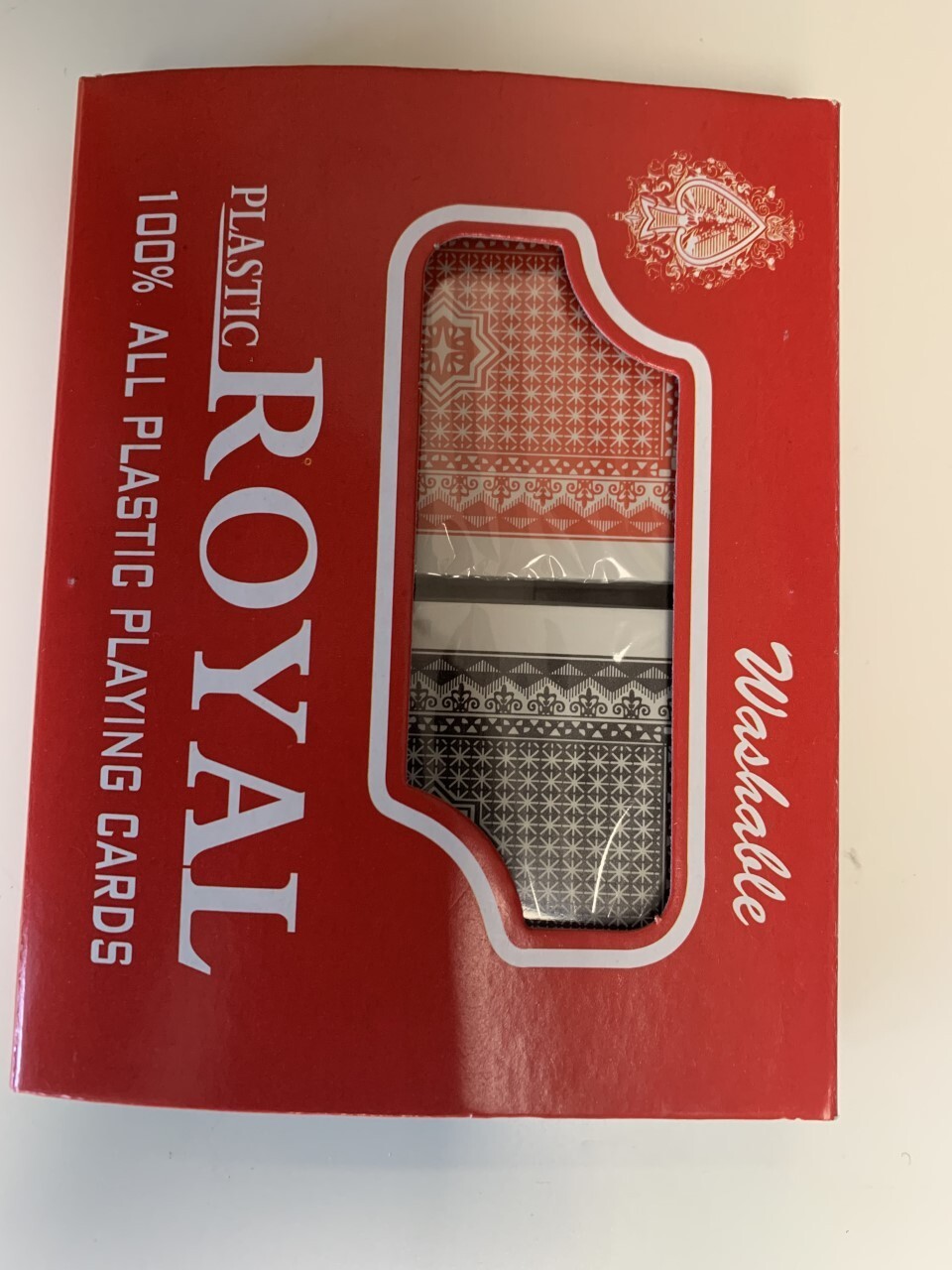 2-Pack of Royal 100% Plastic Playing Cards Set – Washable, Waterproof