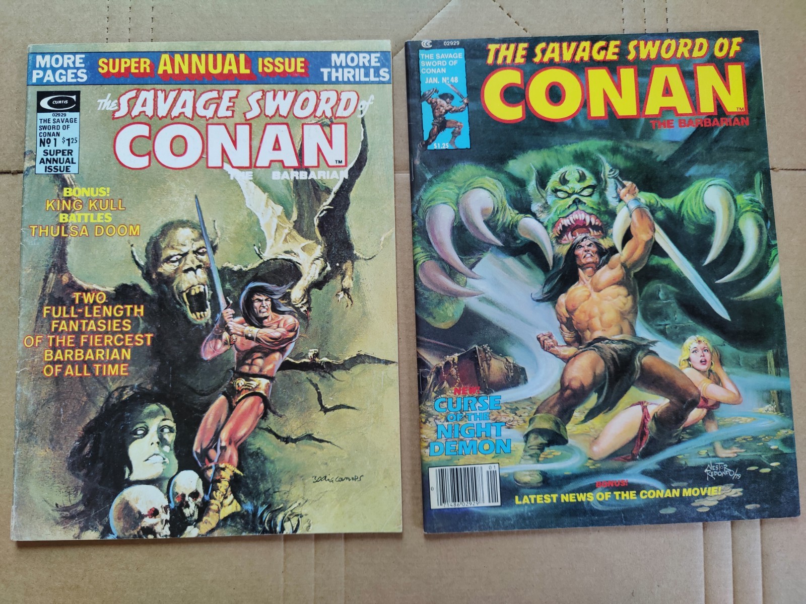 Huge Lot x36 Savage Sword of Conan 6-9 11-20 22-24 26-35 37-40 42-44 48 Annual 1