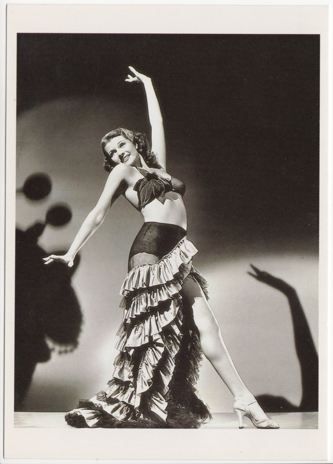 Rita Hayworth Photo Licensed Reprint Postcard