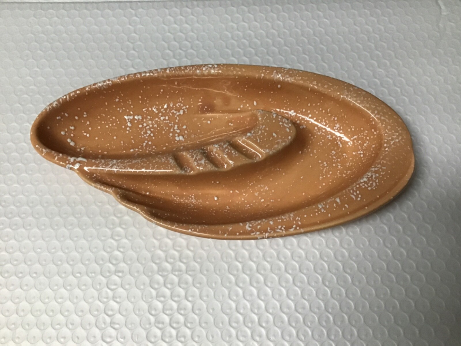 Vintage 1958 Sunkist Van Nuys Calif. U.S.A. Ceramic Glazed Ashtray #670