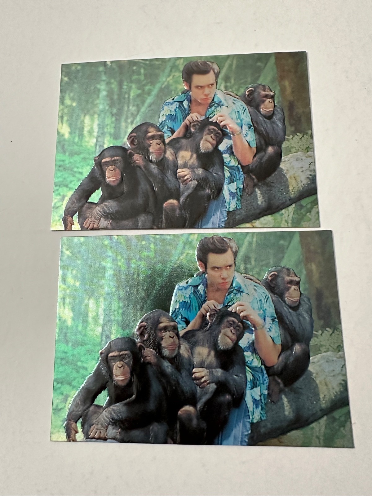 ACE VENTURA “When Nature Calls” FOIL Cards LOT OF 2 (#F9) Donruss- 1995!