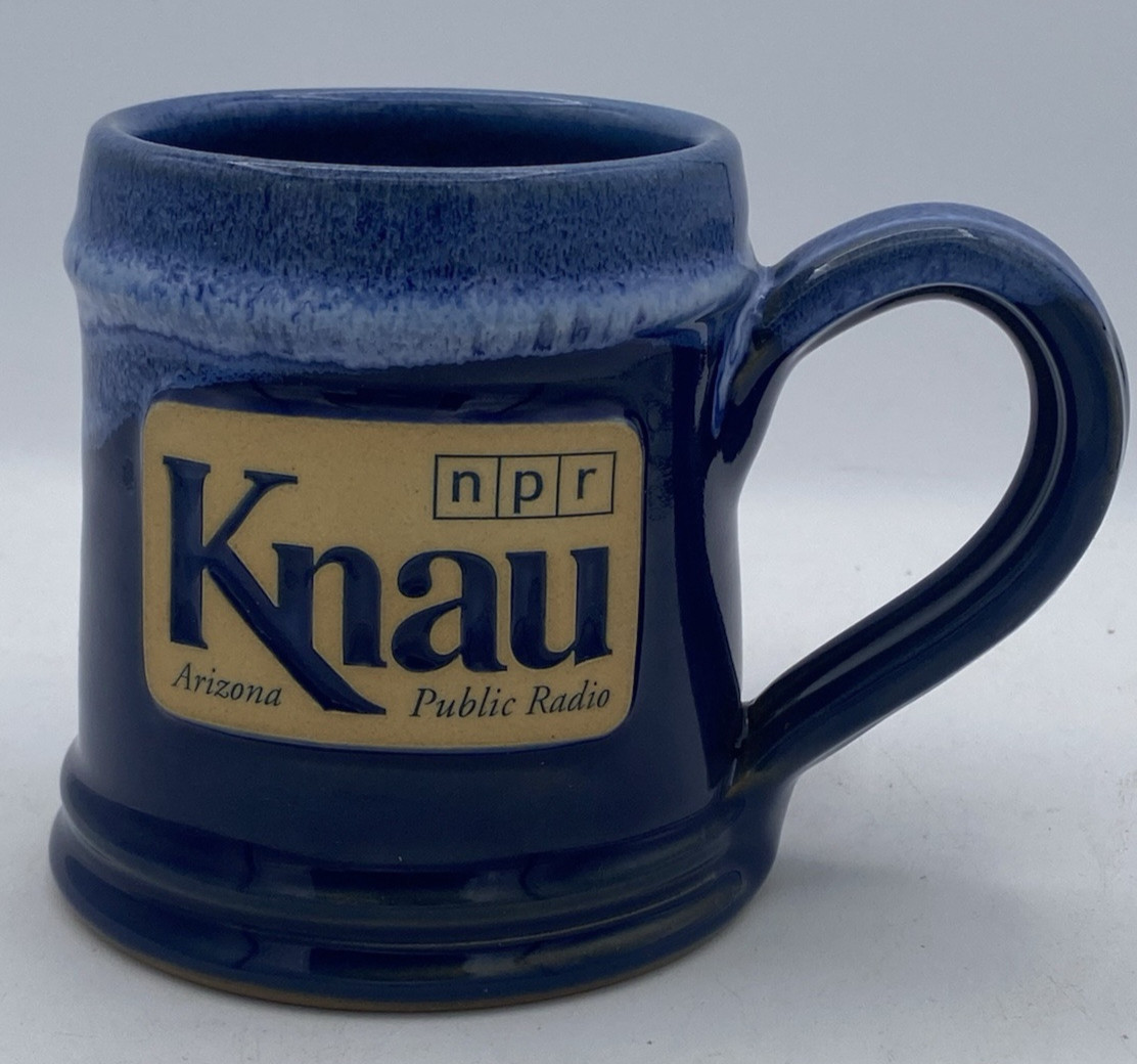 2024 KNAU Arizona National Public Radio DENEEN POTTERY Hand Thrown Pottery Mug