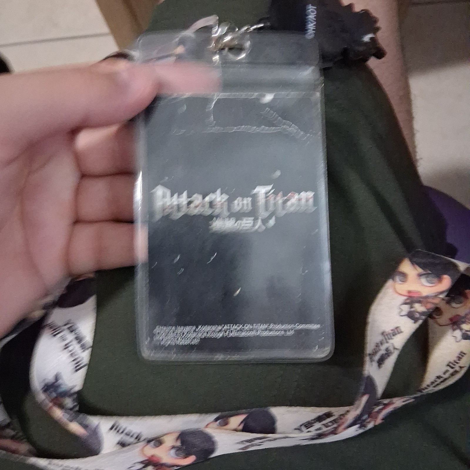 Attack on Titan: Chibi Eren Yeager Lanyard by Great Eastern Entertainment
