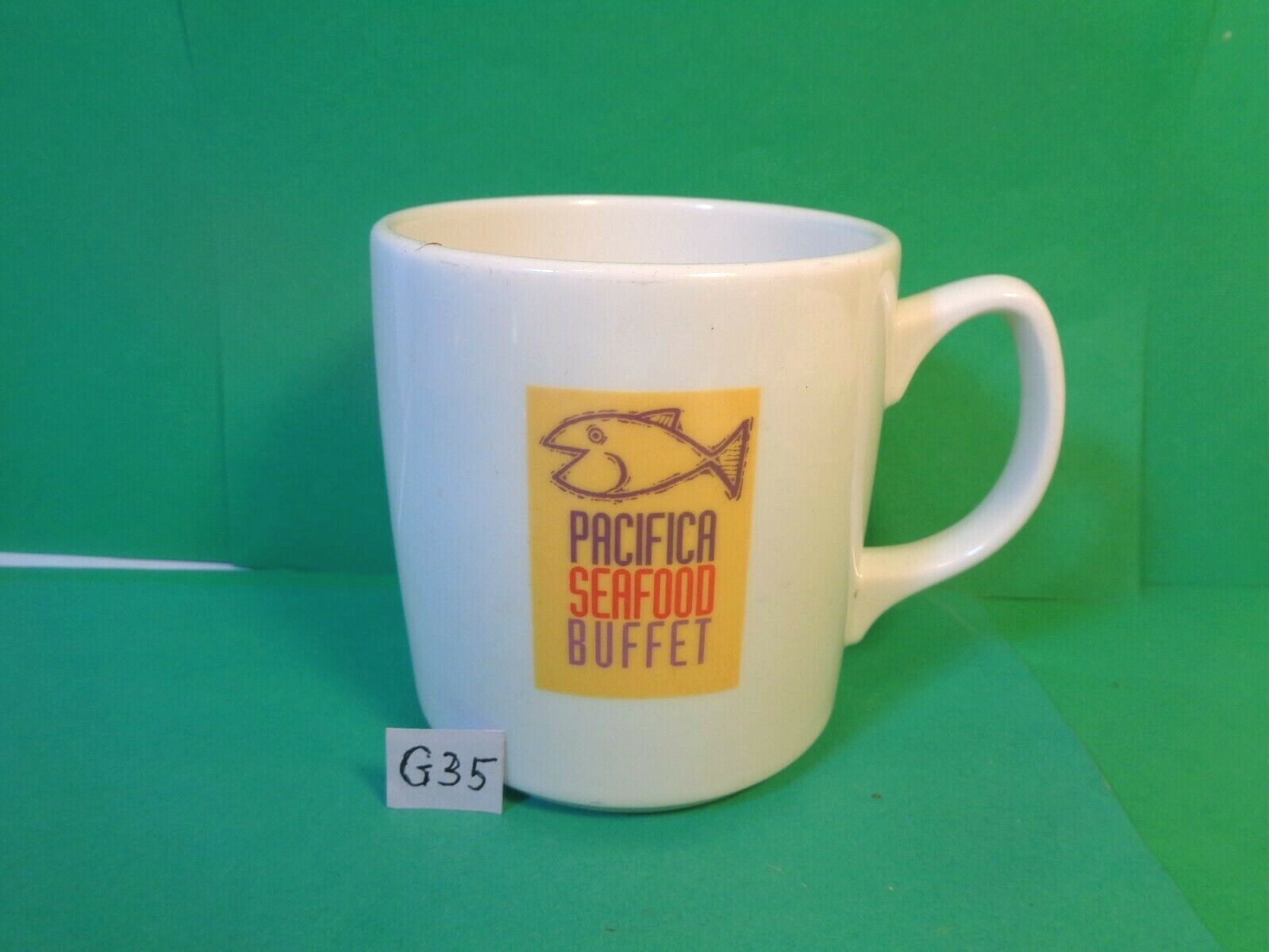 Pacifica Seafood Buffet Coffee Mug, Steelite International (Used/EUC)