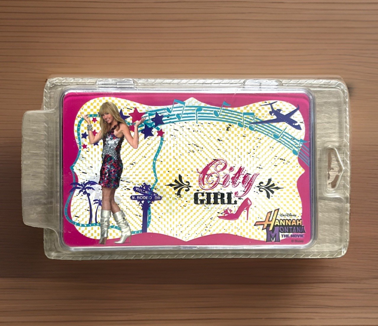 Disney Hannah Montana Movie City & Country Girl Organizer Plastic Case Box New