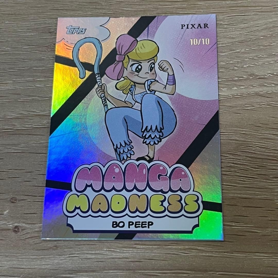 2026 TOPPS Disney Neon Bo Peep Manga Madness MM-3 10/10 Toy Story Pixar