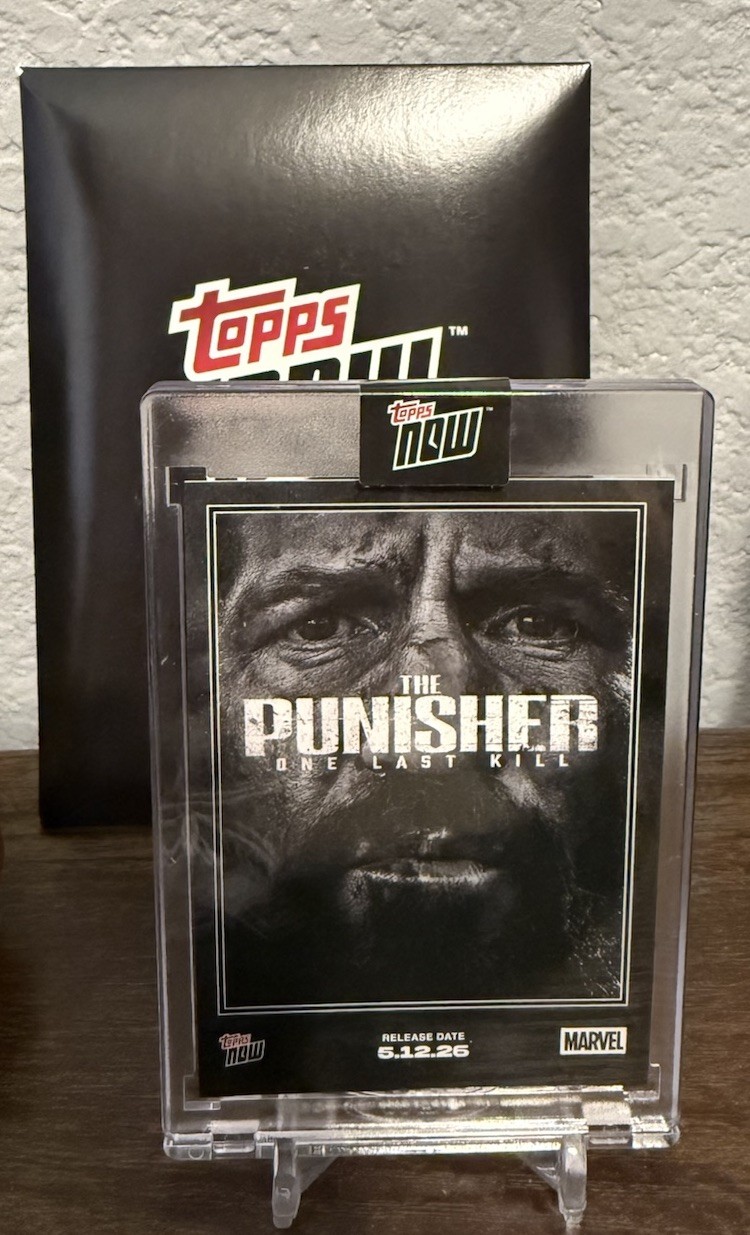 2026 Marvel Topps Now The Punisher: One Last Kill Poster Card