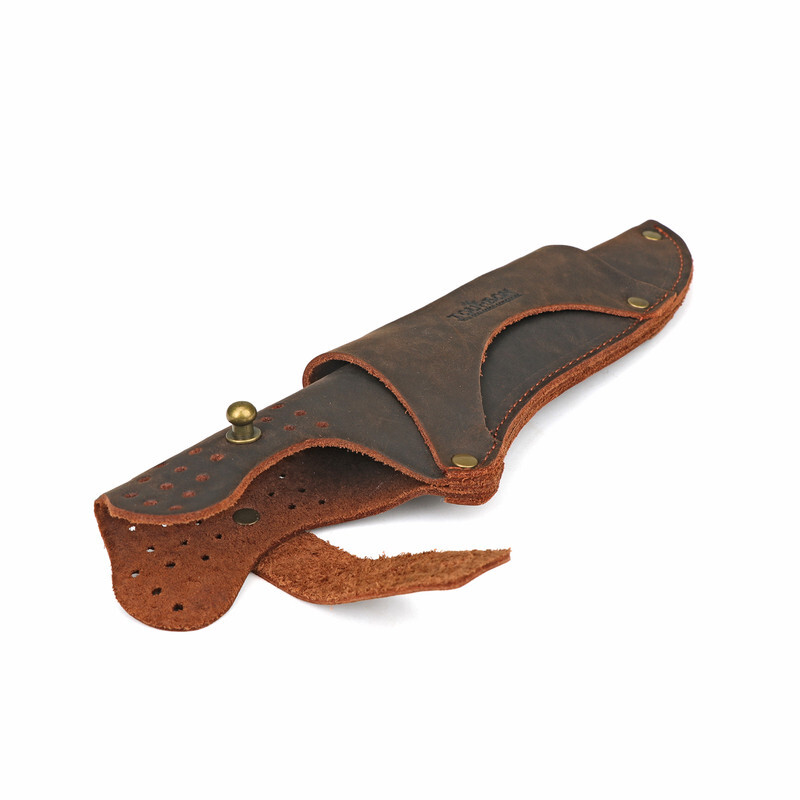 TOURBON Leather Hunt Knives Sheath Fixed Blade Horizontal/Vertical Belt Holder