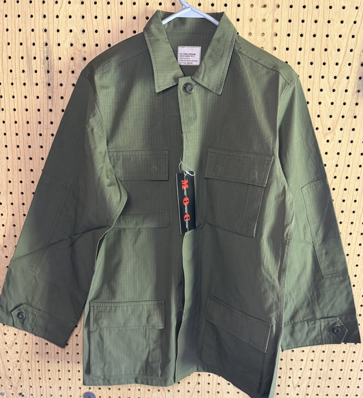 NEW M.O.C Battle Dress Uniform BDU Jacket Army Olive Drab Size X-Small Regular