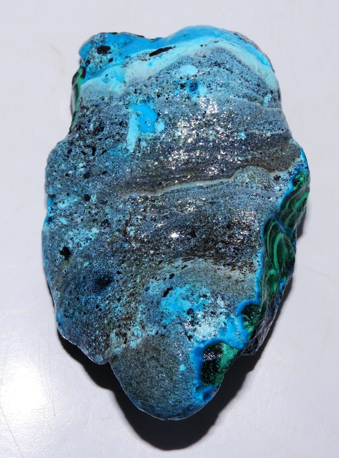 1600 CT NATURAL BLUE DRUZY CHRYSOCOLLA MALACHITE ROUGH UNTREATED GEMSTONE RGD-59