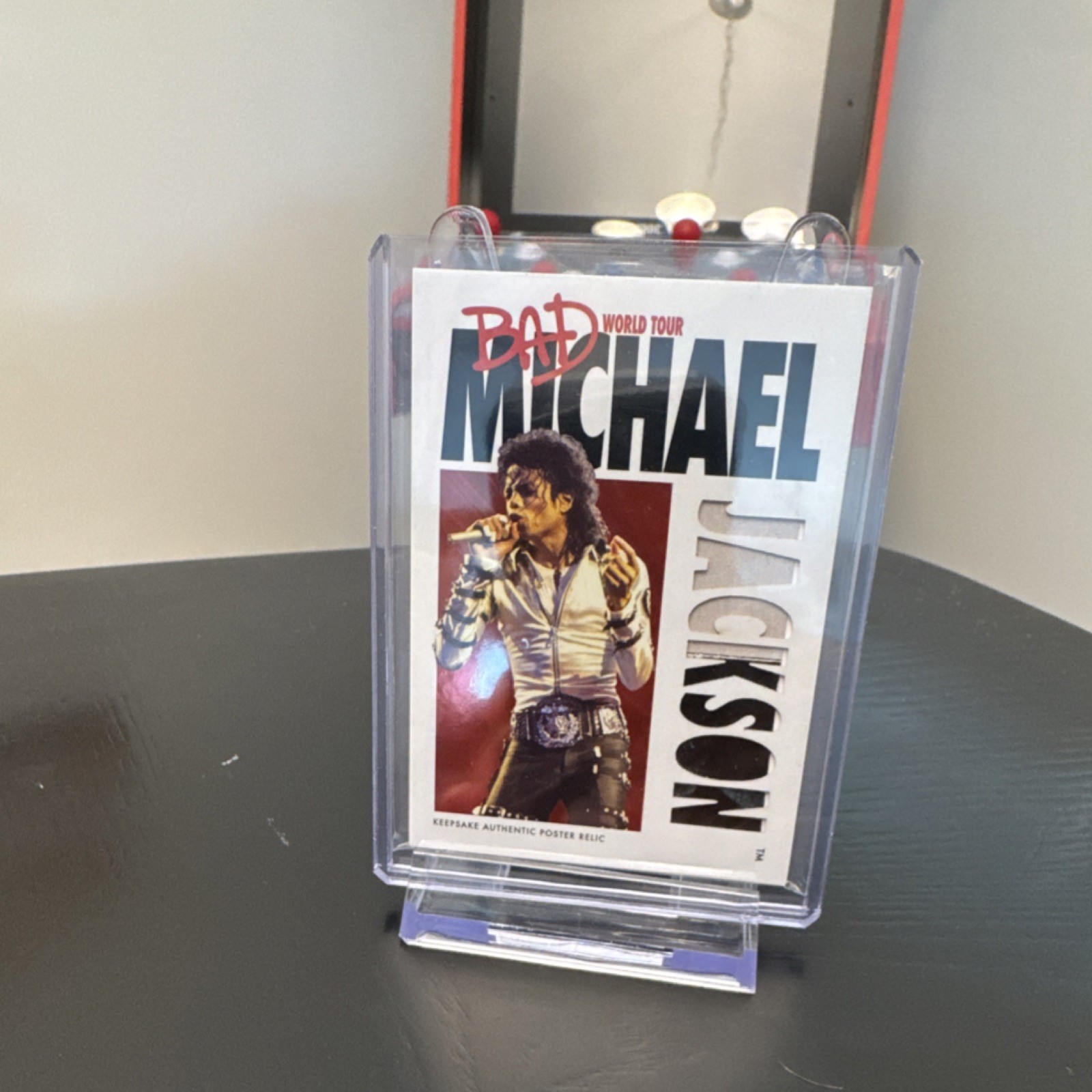 Bad World Tour Relic Insert Non-Sport Trading Card #279 Serial Numbered 84/87