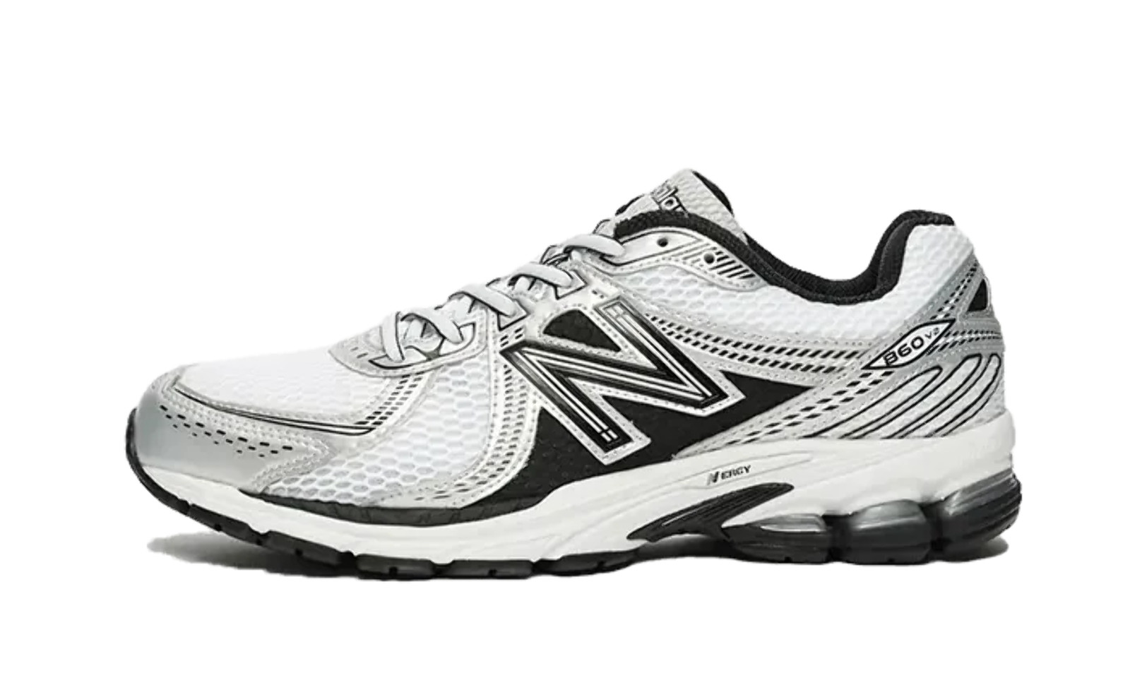 New Balance 860 Black White Silver