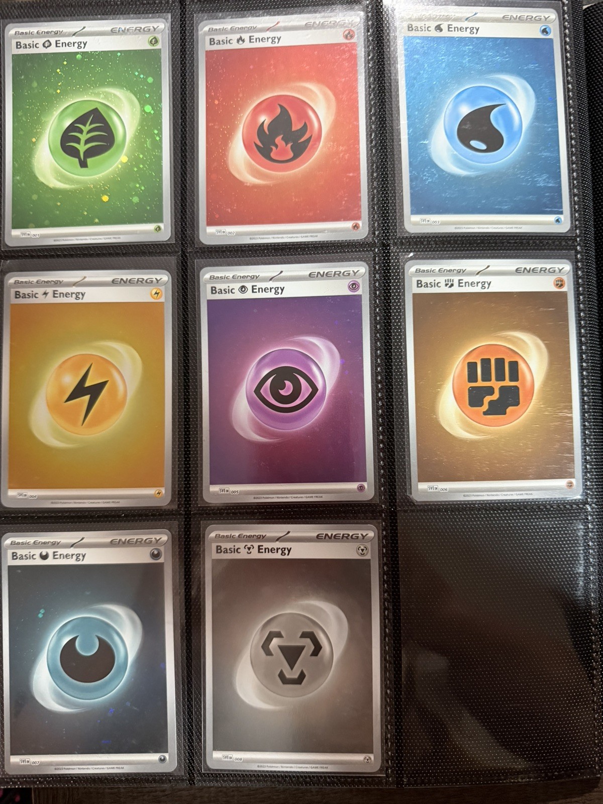 Pokemon TCG Holo Energies – Full Set of 24 cards from S&V including 151, B&W