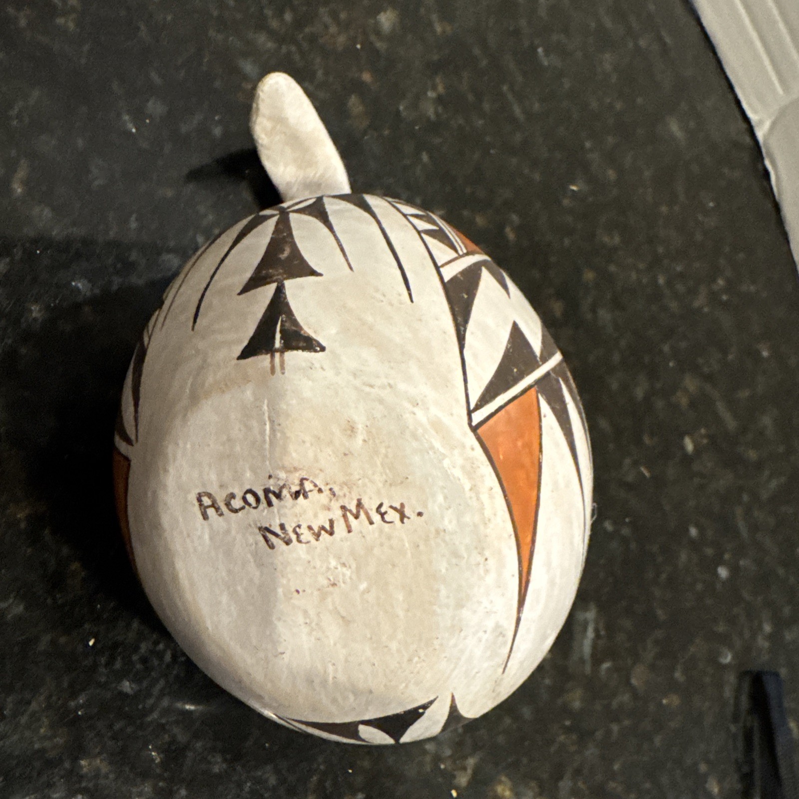 VINTAGE ACOMA NEW MEX. POLYCHROME MYTHICAL BIRD