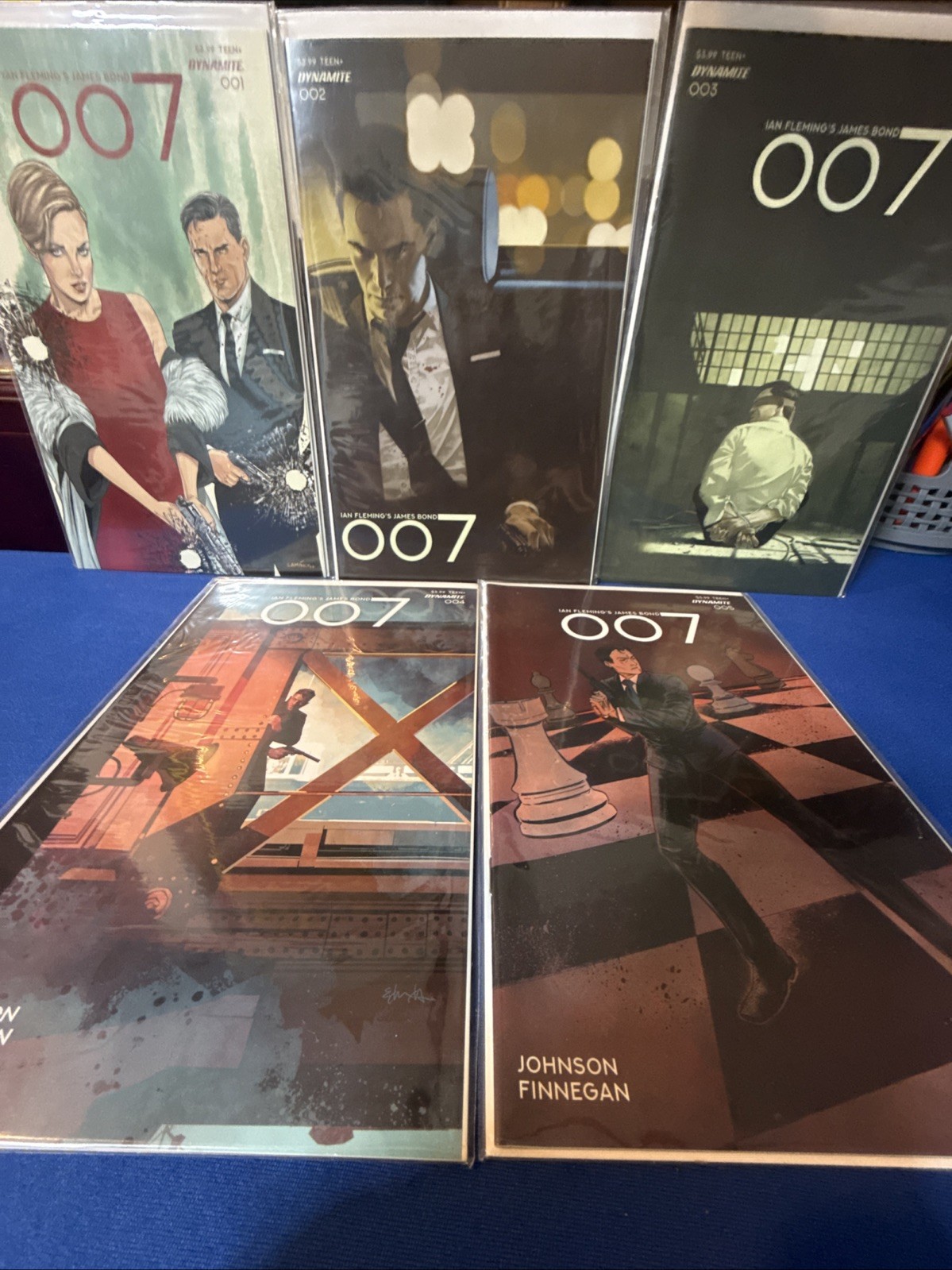 Ian Fleming’s James Bond 007 Comic Run #1-5 (2022, Dynamite) NM+