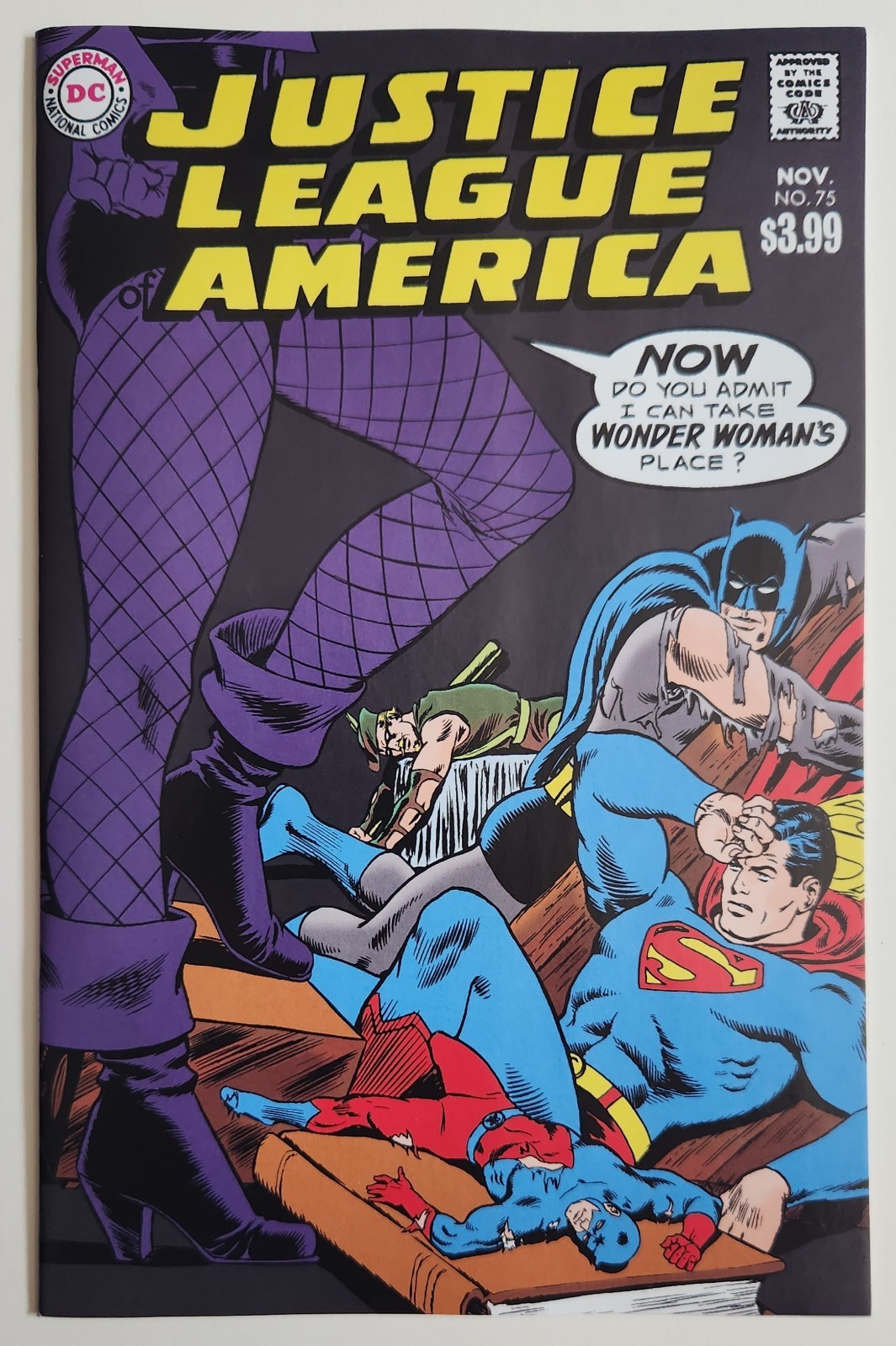 Justice League of America #75 NM 1st App Black Canary Silver Age DC Facsimile
