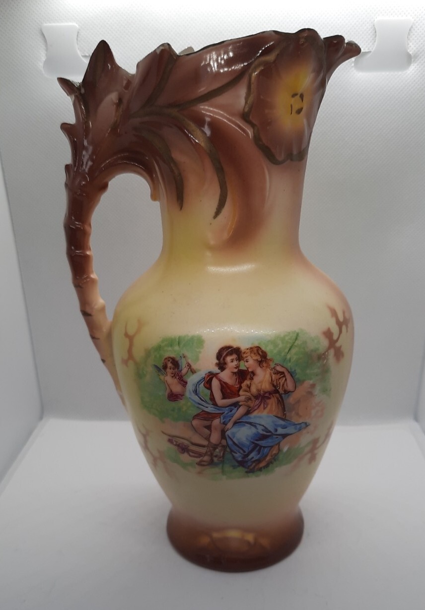 Vintage Marked Czechoslovakia Porcelain Bone China Pitcher Vase