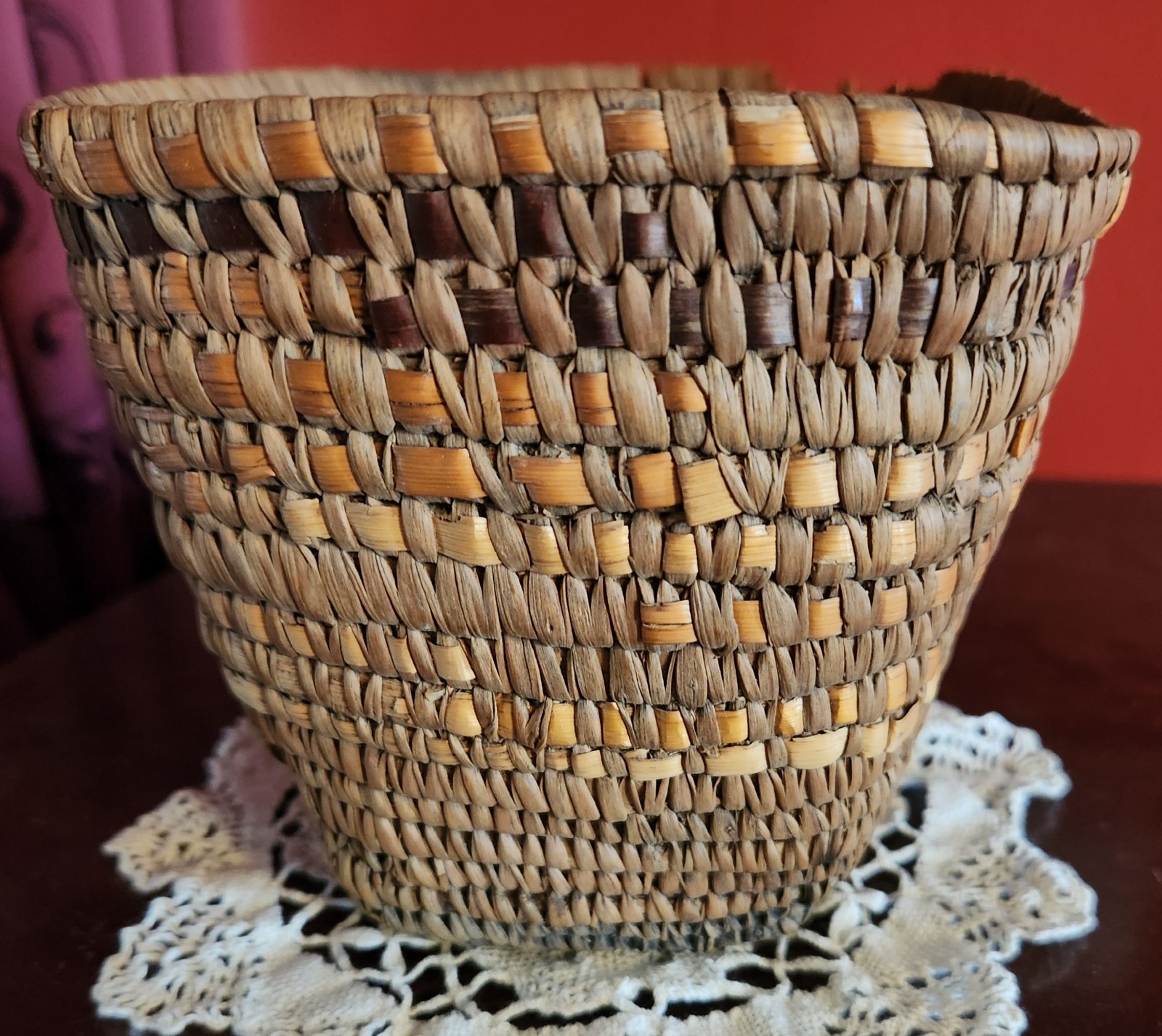 Vintage Jacarilla Apache Basket