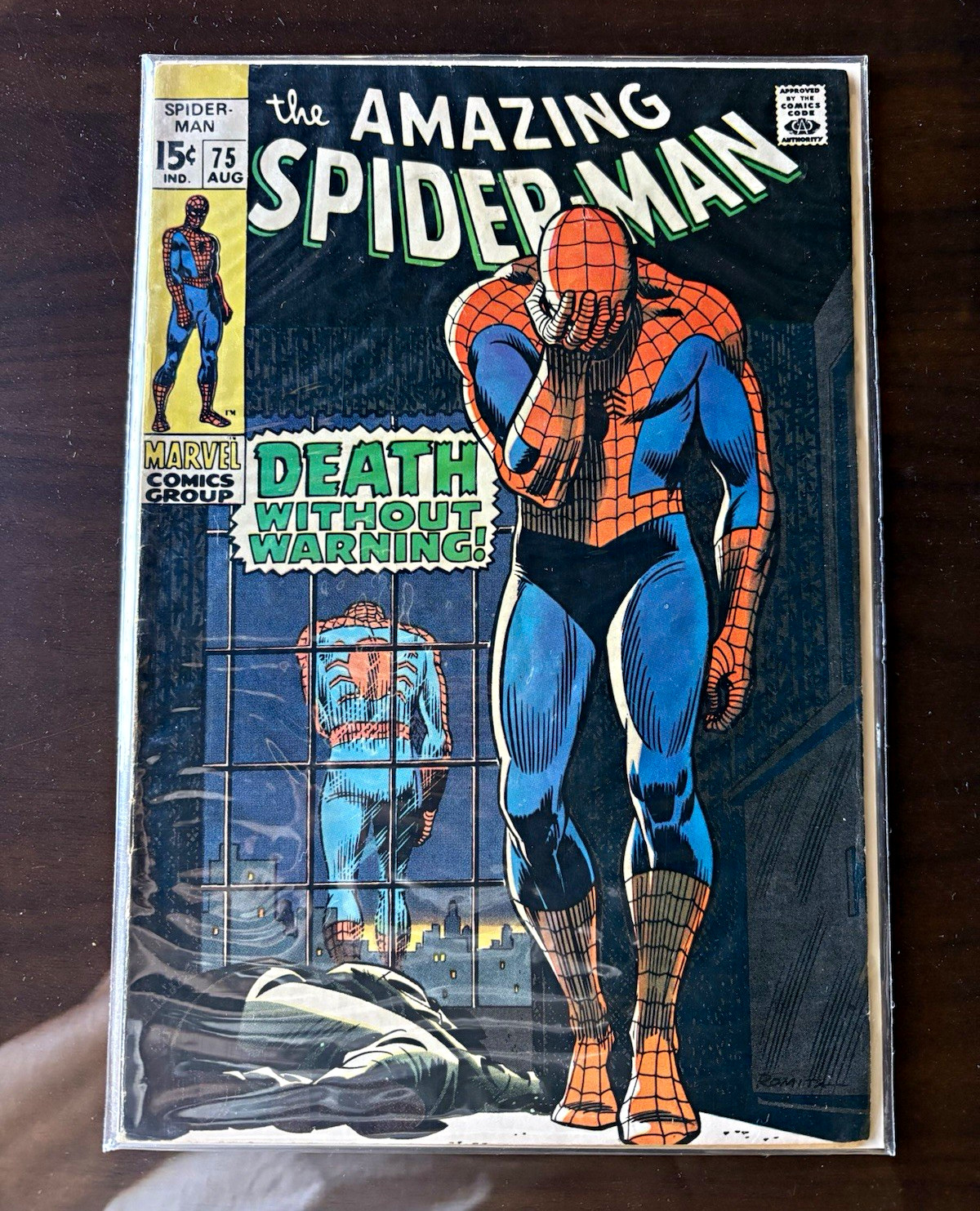 Marvel The Amazing Spider-Man #75 (1969) Stan Lee Death Without Warning VG/F+