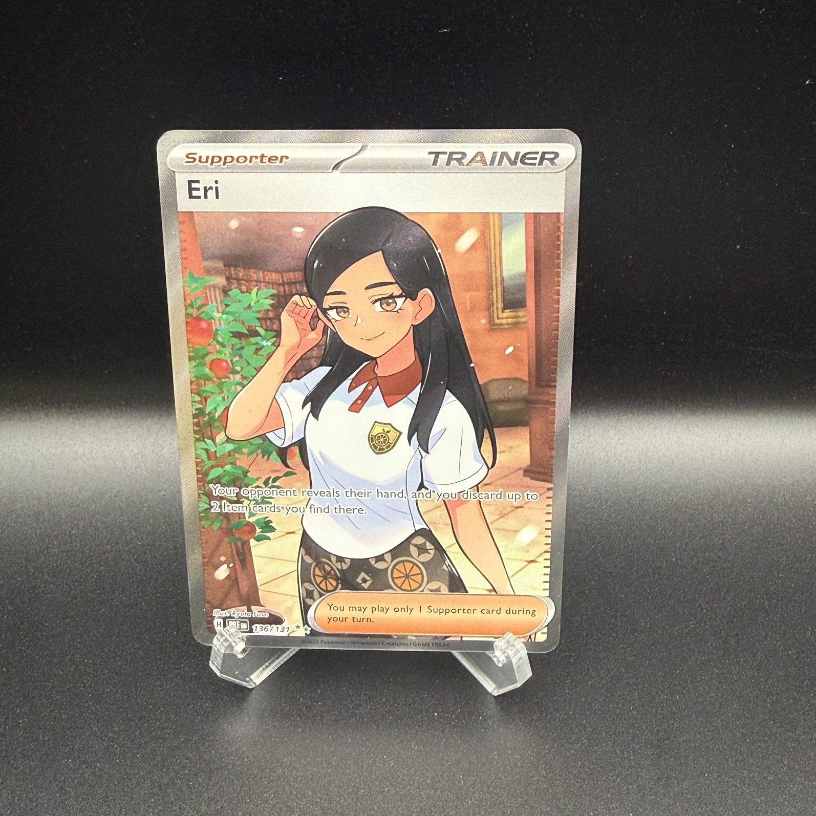 Eri 136/131 Full Art Ultra Rare Prismatic Evolutions Pokémon TCG