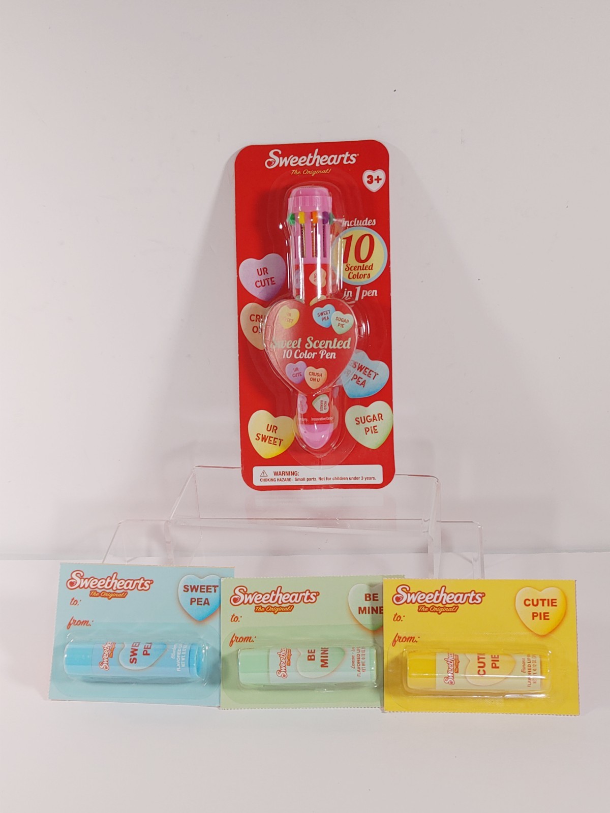 Sweethearts Candy Sweet-Scented Pen W/10 Colors Also Comes W/ Assorted Chapstick