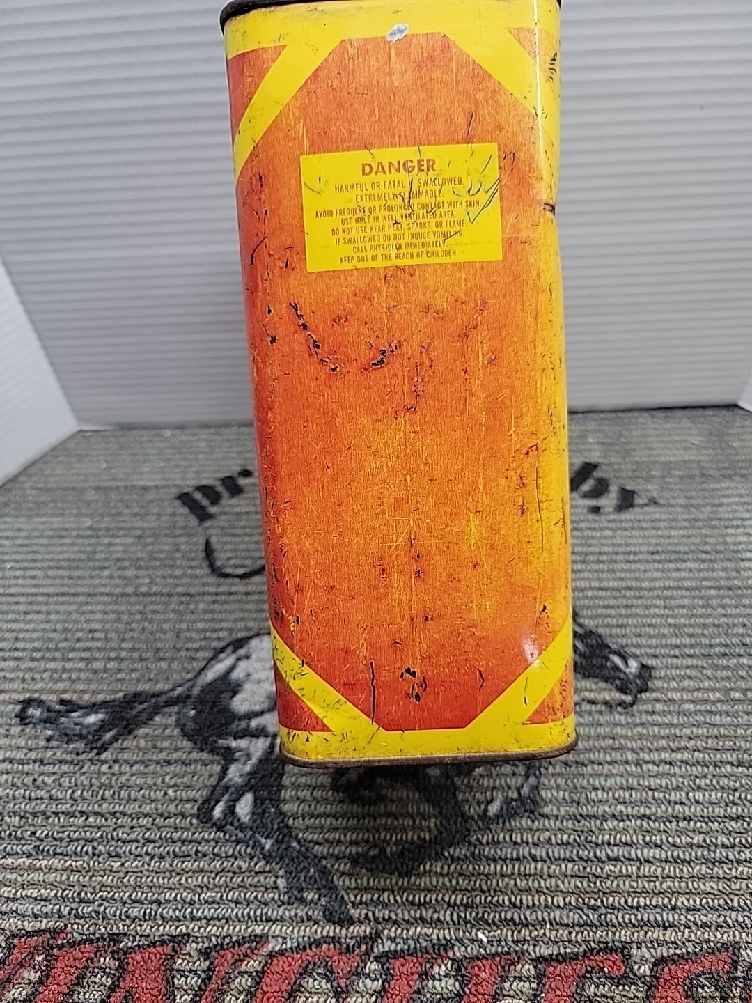 Vintage Metal Jays Can Co. 1 Gallon Gas Can /0625
