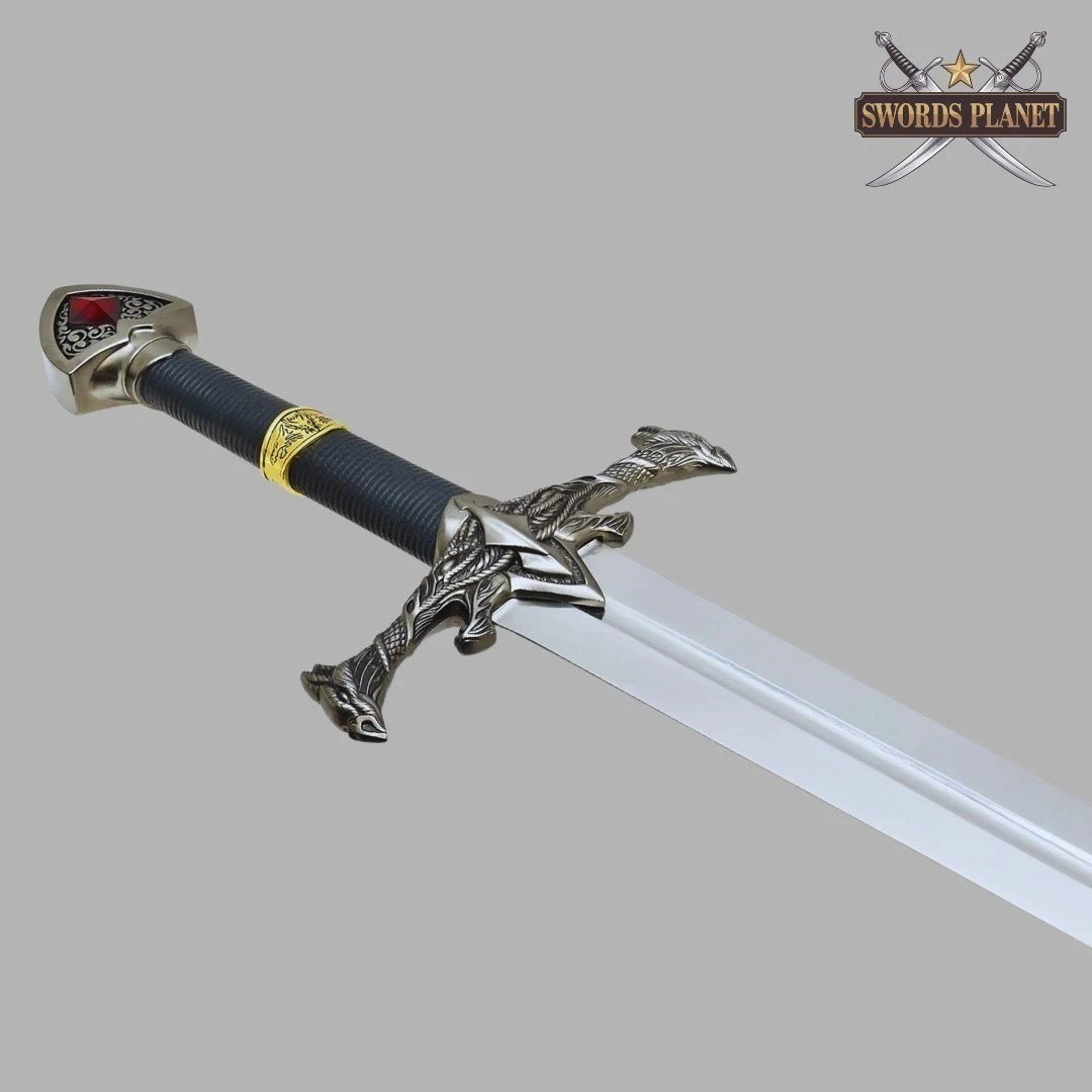 Handmade Blackfyre Game of Thrones Aegon Sword – GOT with Wall Plaque