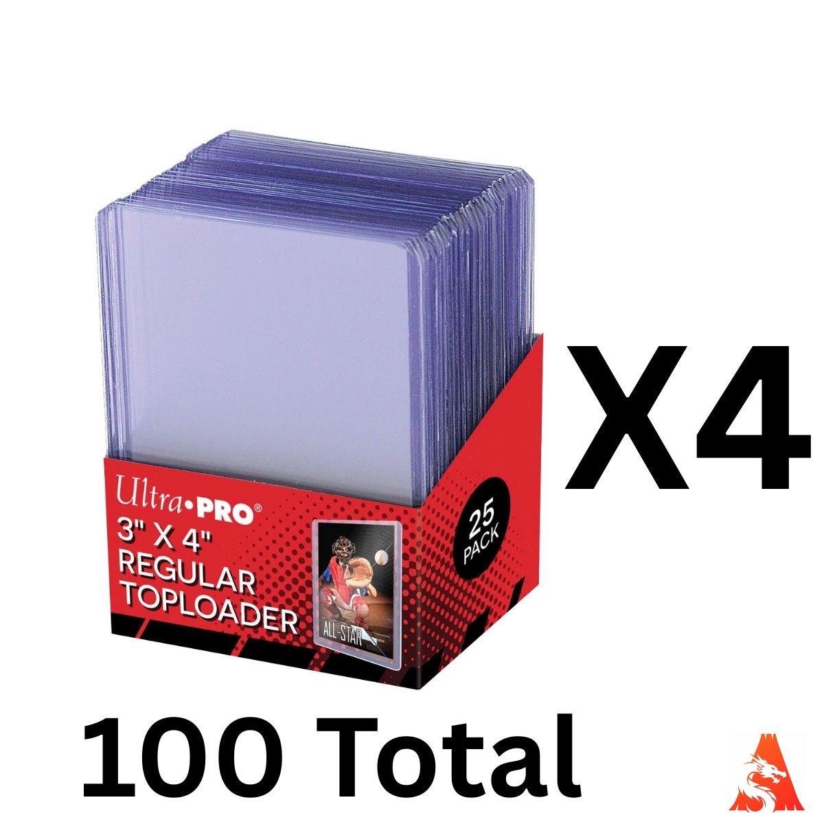 Ultra PRO 100 Regular Toploaders – Pokemon, Magic, Sports