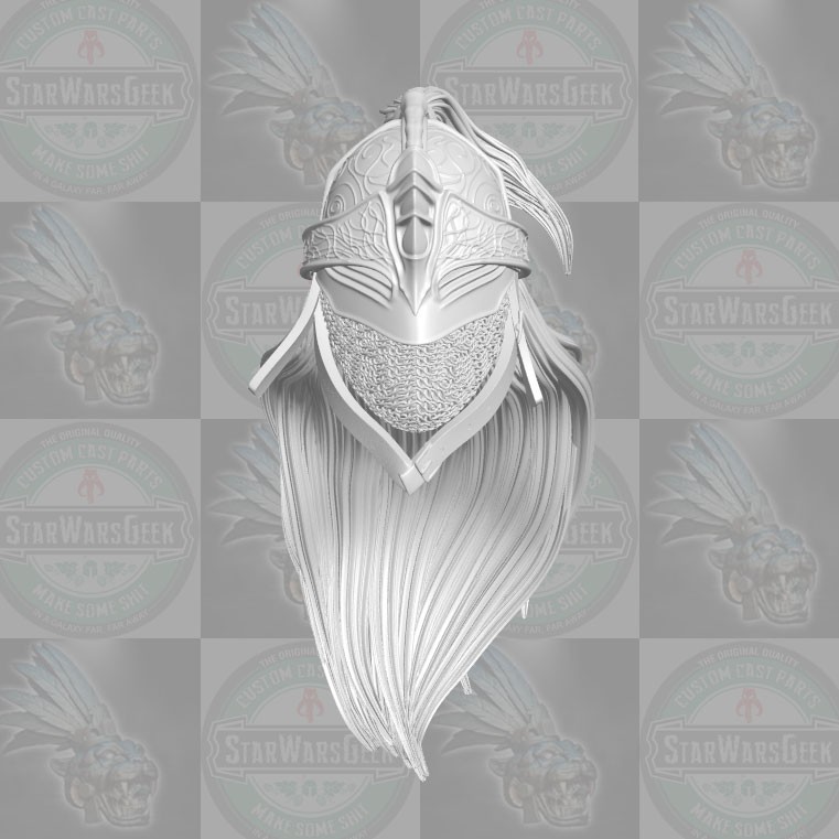 Knight custom head for 1:6 1:12 1:18 & Mythic Legions figures