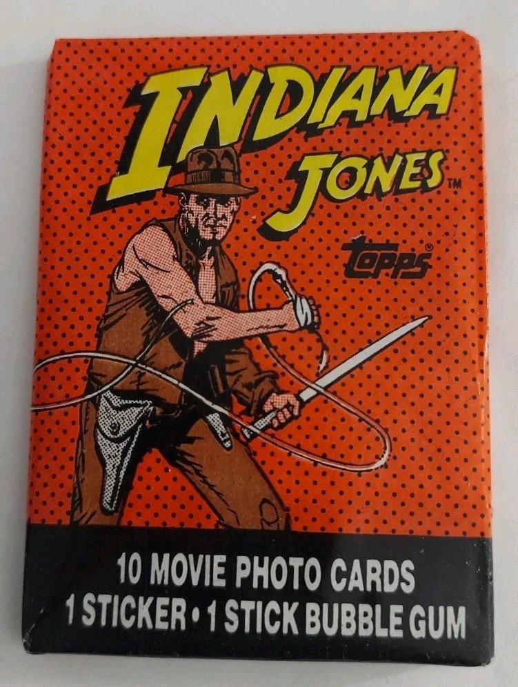 1984 Topps Indiana Jones Unopened Wax Pack Sealed