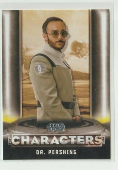 2020 Topps The Mandalorian Season 1 Character Card Dr.Pershing Omid Abtahi