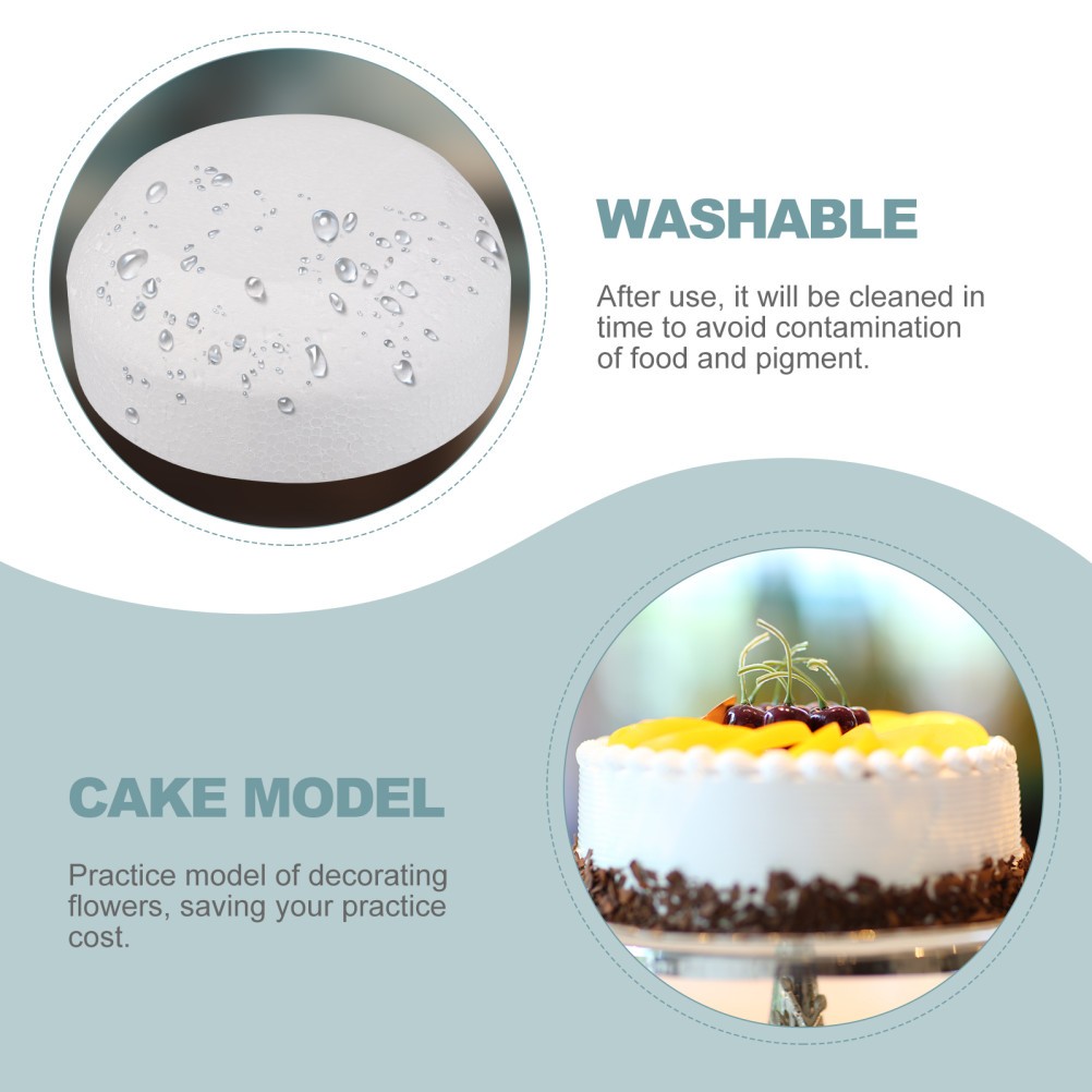 1Pcs Reusable Foam Cake Model for Birthday Party Decor and Craft