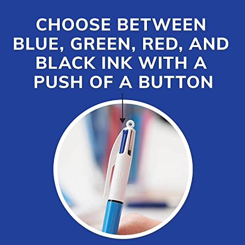 4 Color Ballpoint Pen, Medium Point (1.0mm), 4 3 Count (Pack of 1) Original