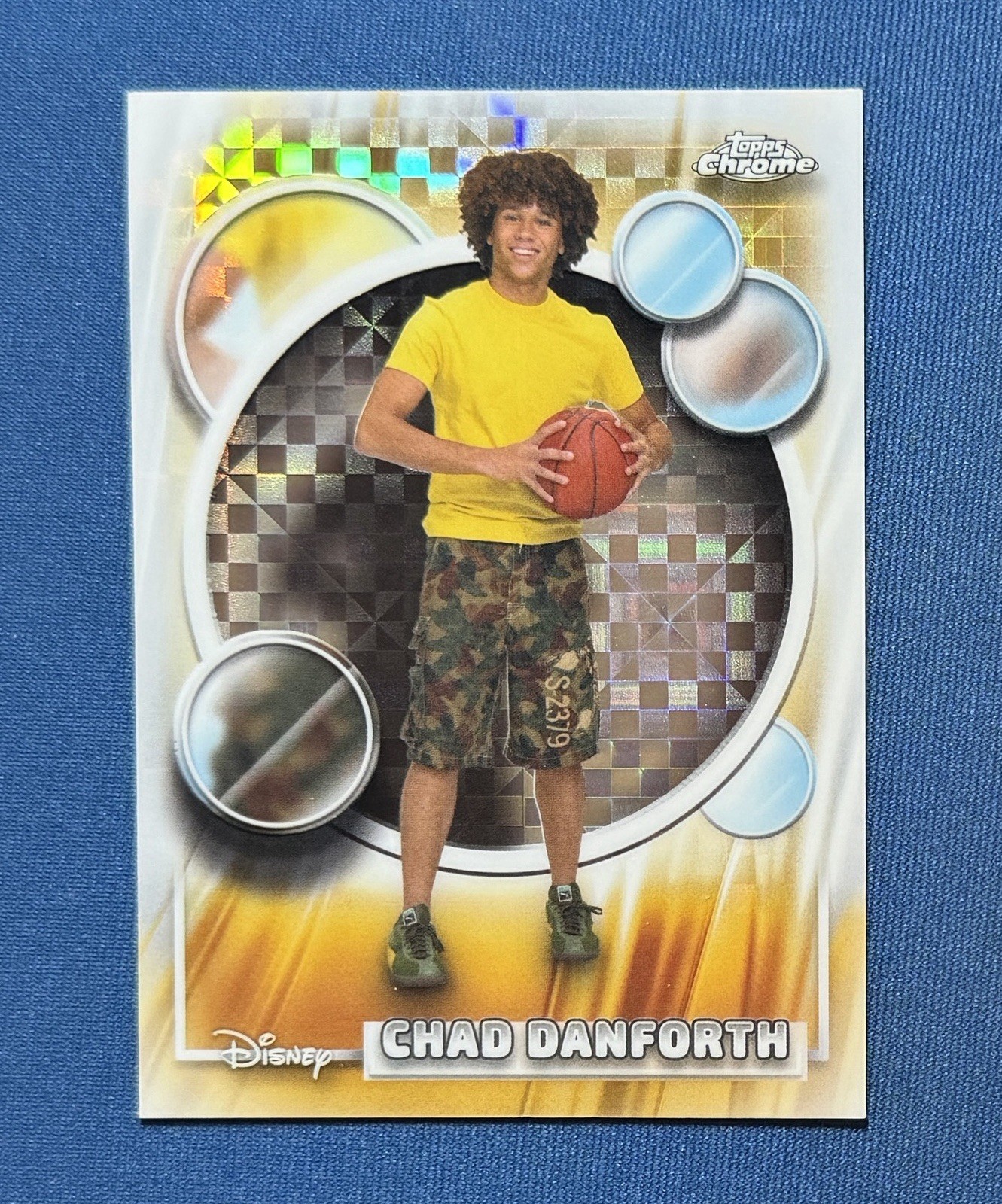 2026 Topps Chrome Disney Chad Danforth X-Fractor #186 *High School Musical*