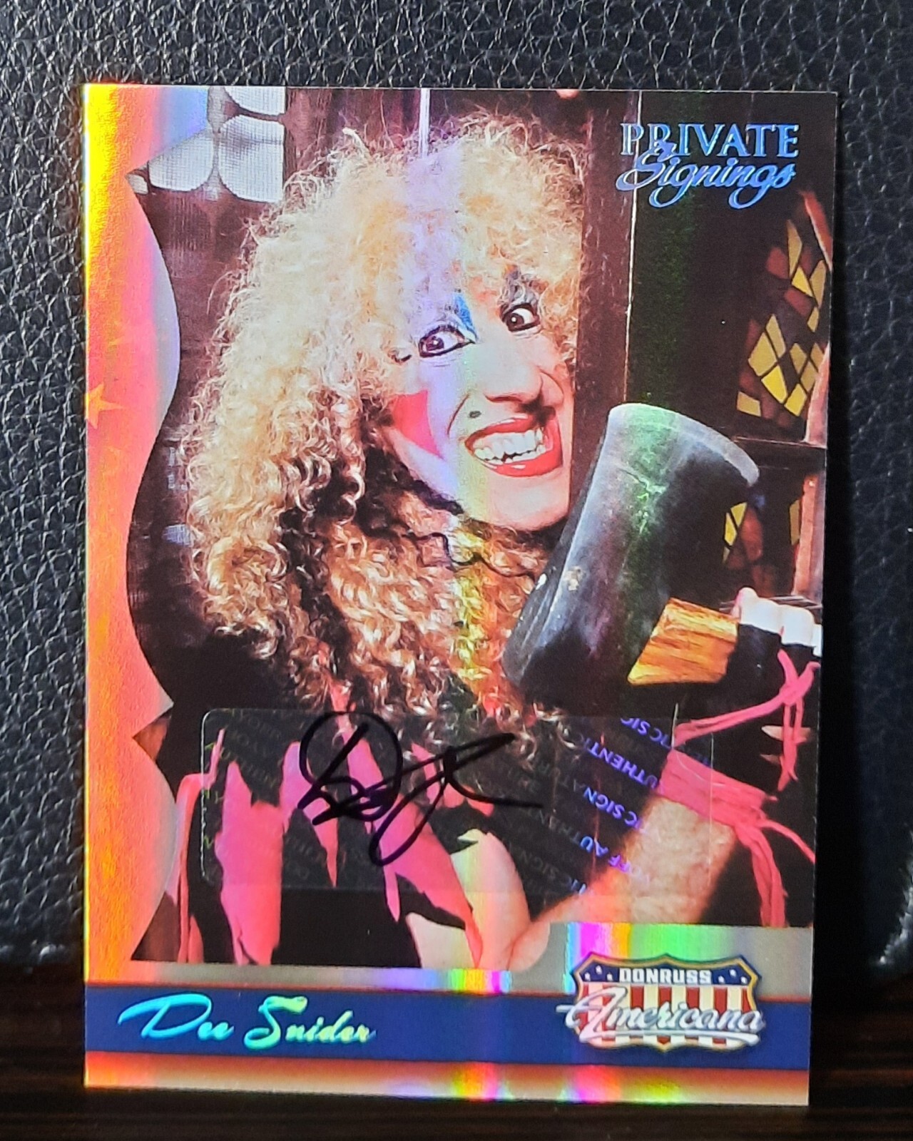 Dee Snider Twisted Sister 2007 Donruss Americana Private Signings Auto Autograph