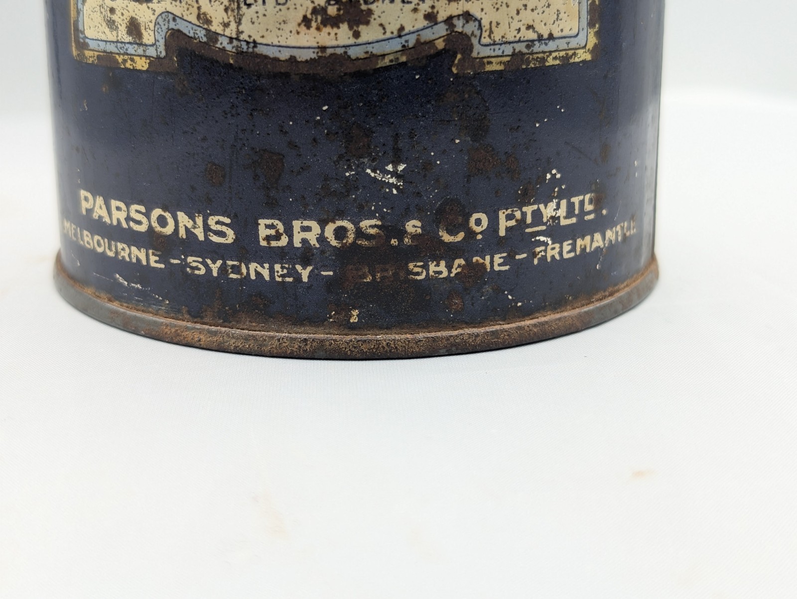 Antique PARSON’S SALINE POWDER FREMANTLE 1 Lb. tin