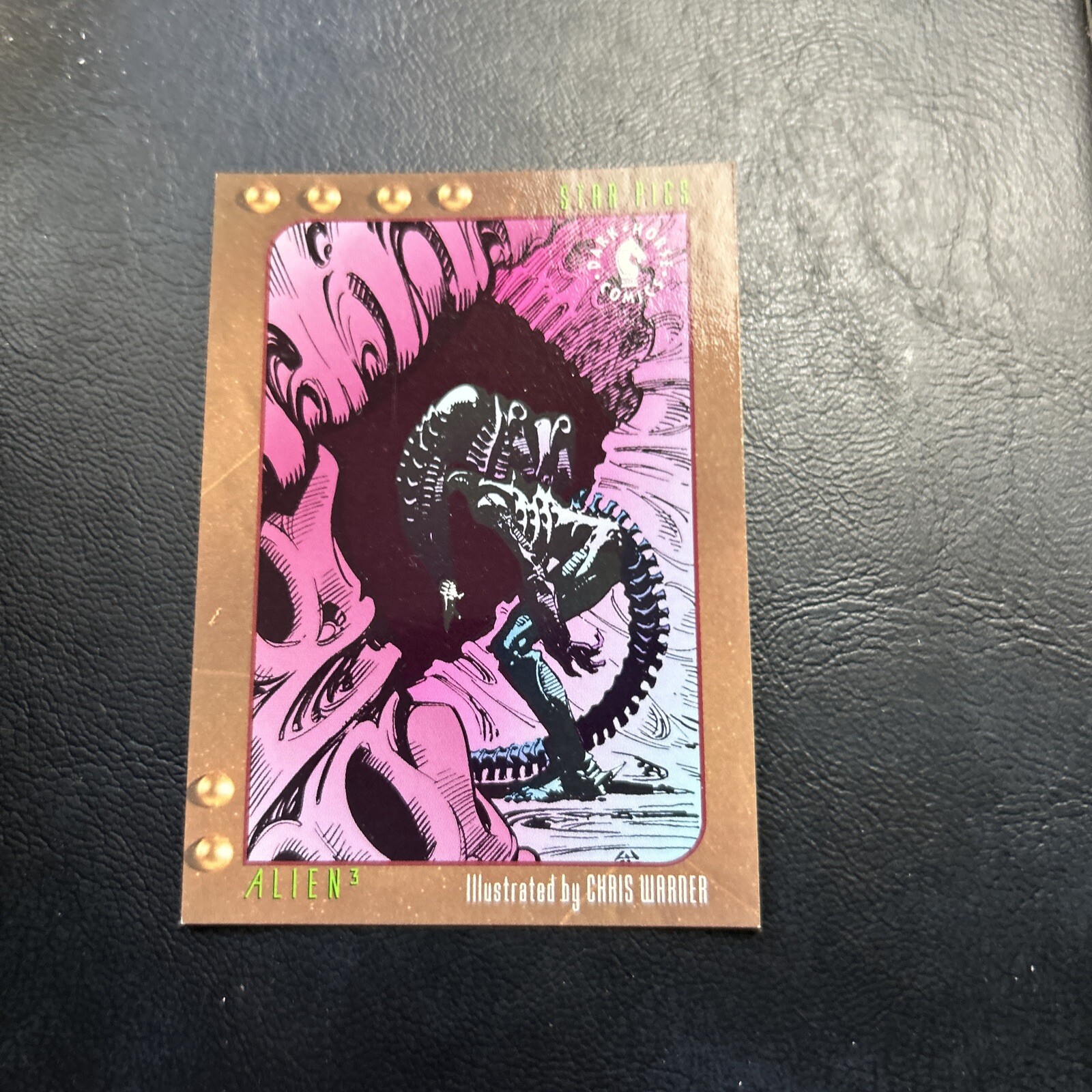 J101b Alien 3 1992 Star Pics #73 Illustrated By Chris Warner