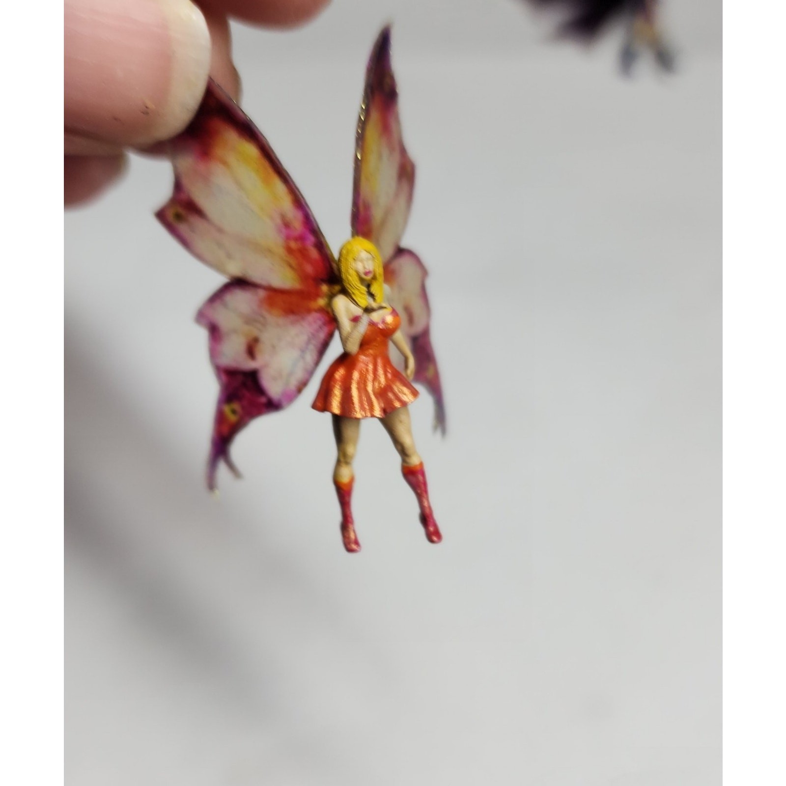 Handmade Fairy Garden Minature Fairy Terrarium Fairies Translucent Wing Fairy