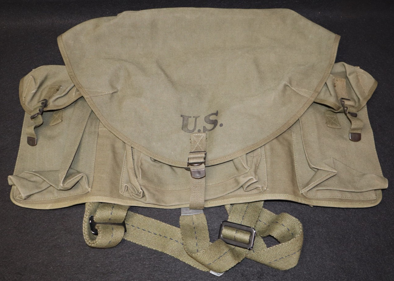 Korean War Era US Army Pouch Medical Parachutists JQMD 1948 Large Pack Type Nice