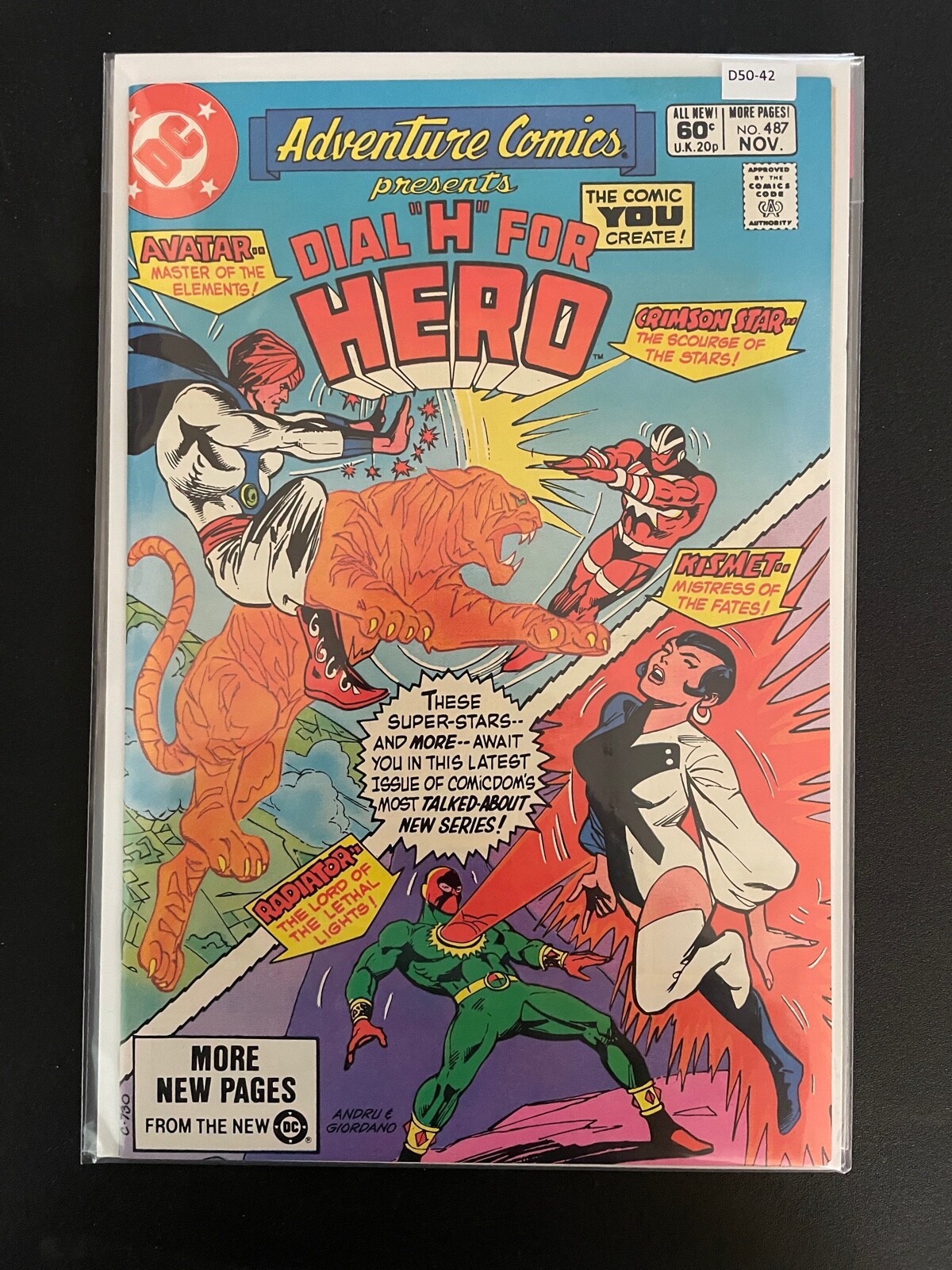 Dial H for Hero 487 Higher Grade DC Comic Book D50-42