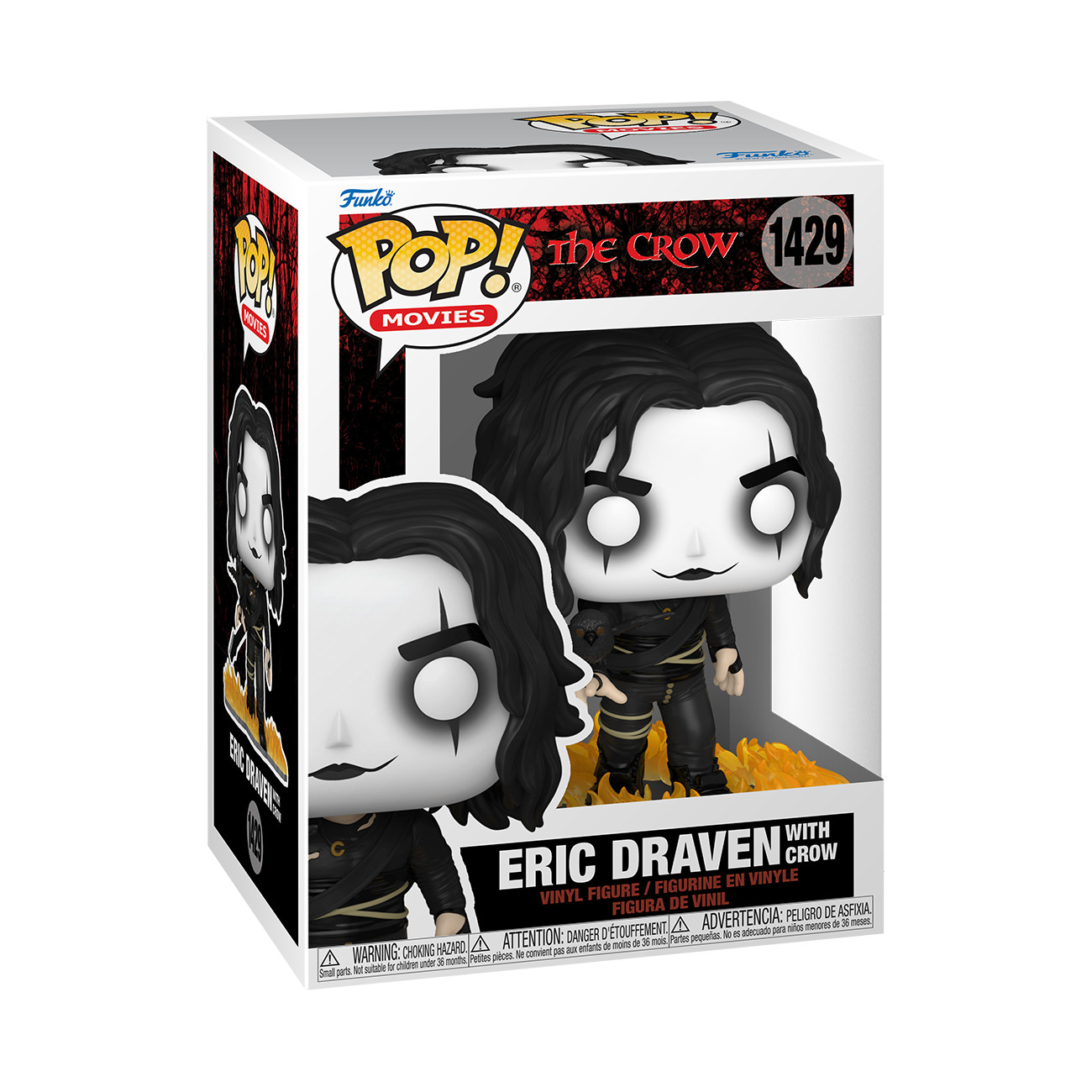Funko Pop! Vinyl: The Crow – Eric Draven with Crow #1429
